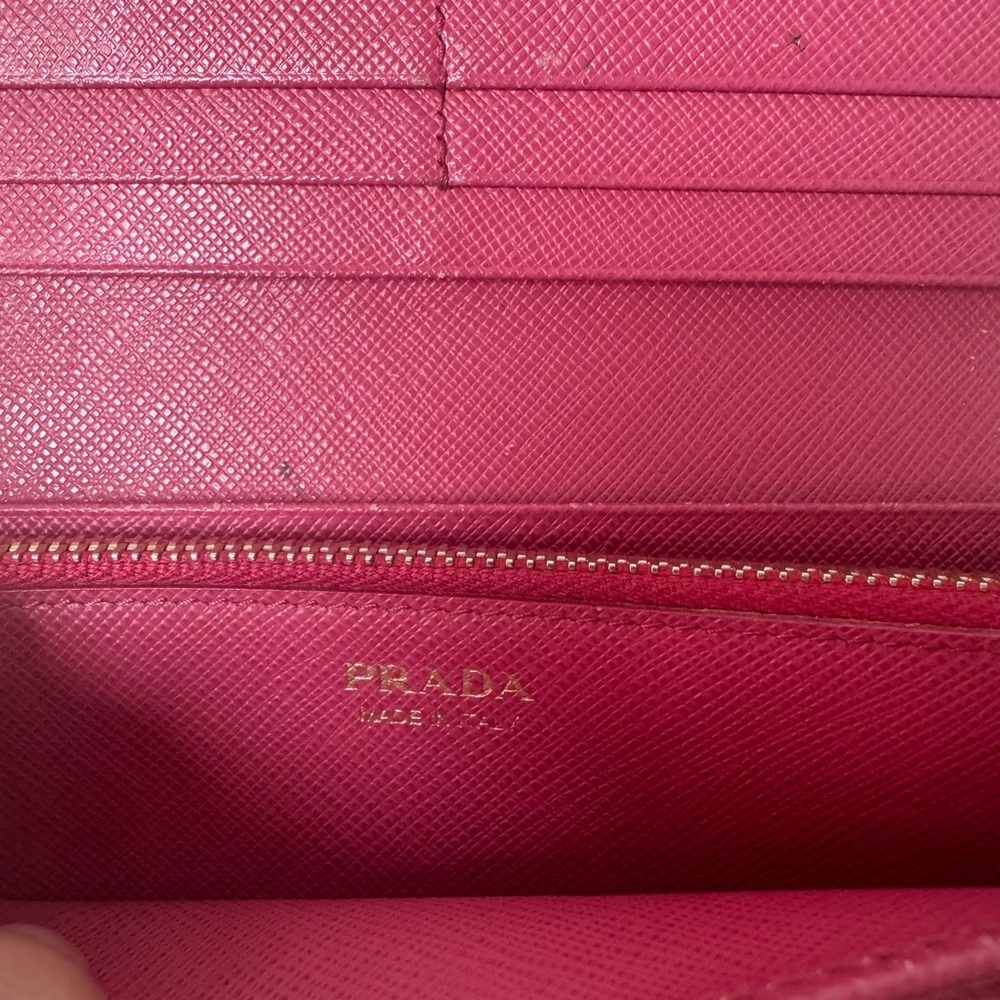 Prada Women’s Long Saffiano Metal Peonia Wallet - Picture 13 of 15